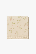 Country style tablecloth with puppy lace daisy pattern