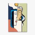 Abstract work of picaso print on canvas for wall decoration - DJ2371-2 / 100x150cm No Frame