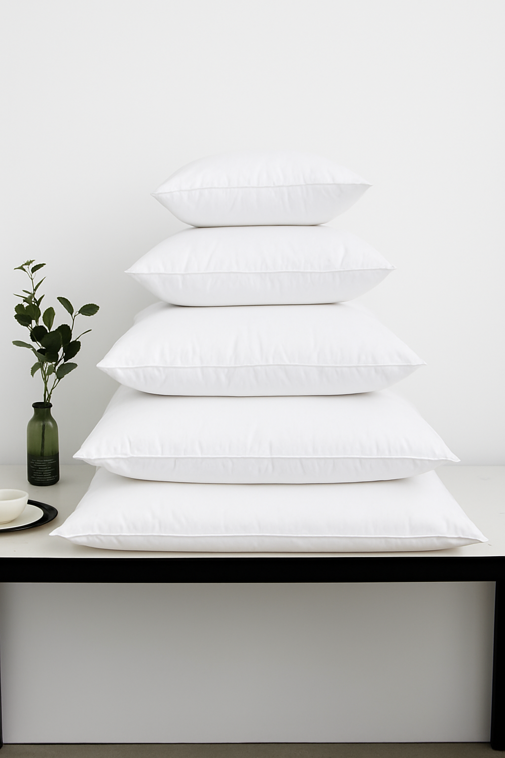 Hotel quality pillow in soft synthetic feathers 30x50 50x50 65x65 48x74 - view 2