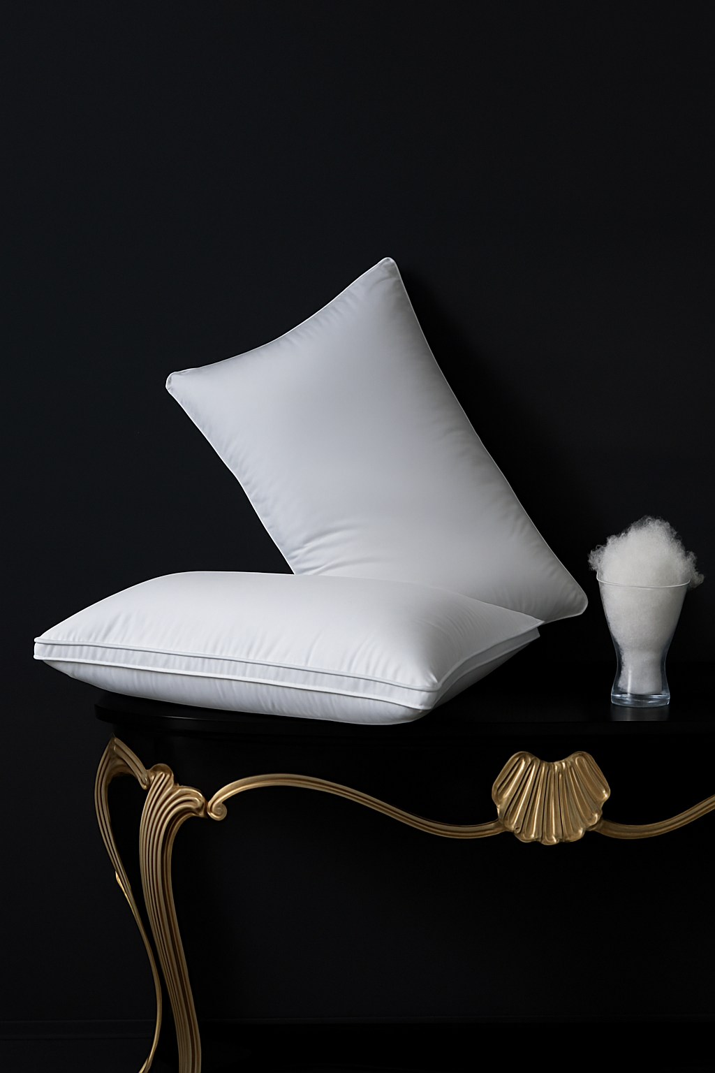 Hypoallergenic goose down pillow with 1200 wire cover - High pillow (1PCS) / 20x23inch