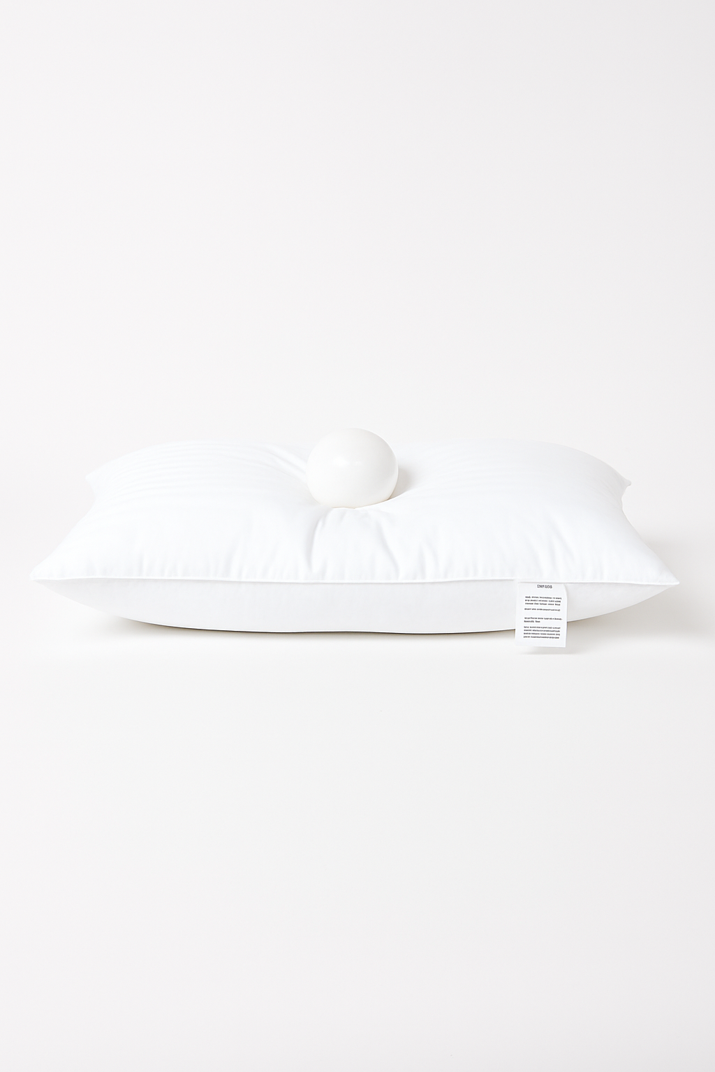 Flame retardant pillow in goose down with cotton duvet - view 4