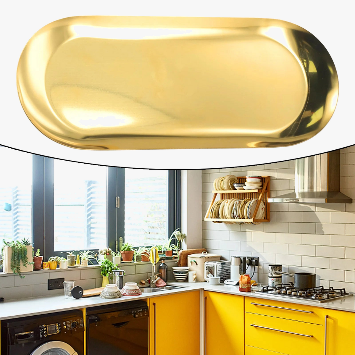 Gold metal organizer for jewelry fruits and various accessories - view 4