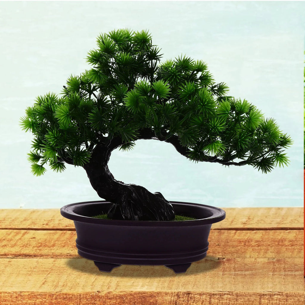 Artificial bonsai pine ornaments interior and exterior decoration - view 5