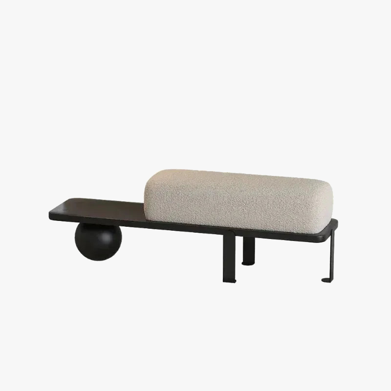 Ottoman in Nordic wood simple design for various spaces - view 7