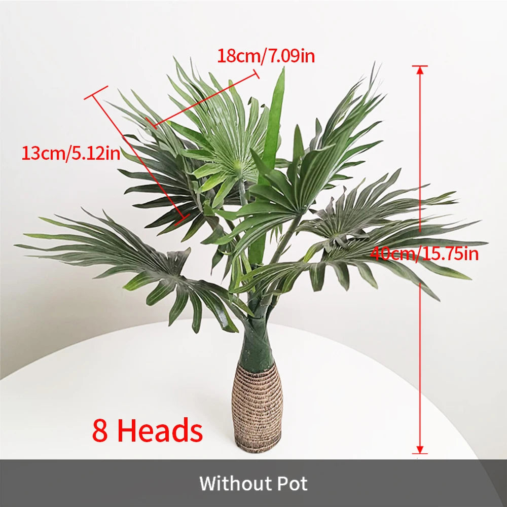 Tropical artificial palm in pot for interior and exterior decoration - view 4