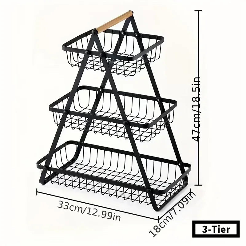 Removable storage basket for vegetable fruits and cosmetics - view 7