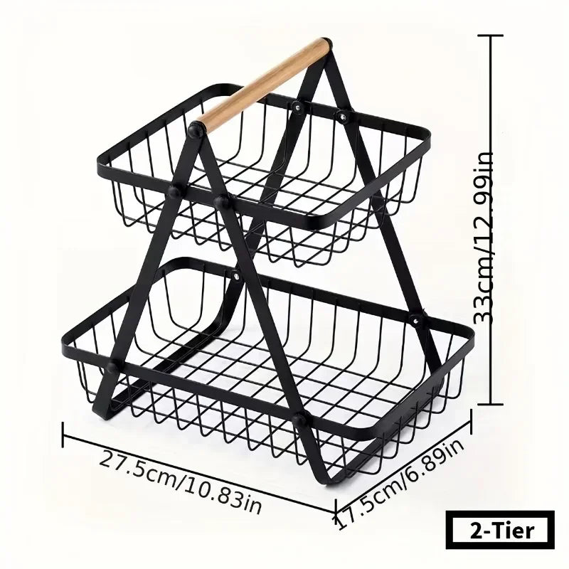 Removable storage basket for vegetable fruits and cosmetics - view 8