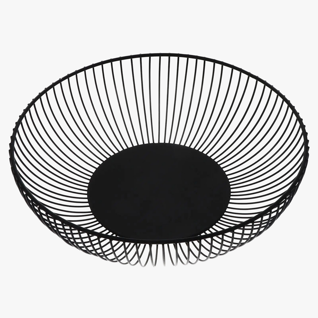 Wrought iron storage basket for rustic decor - view 5