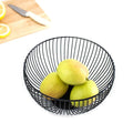 Iron storage basket for fruit and snacks