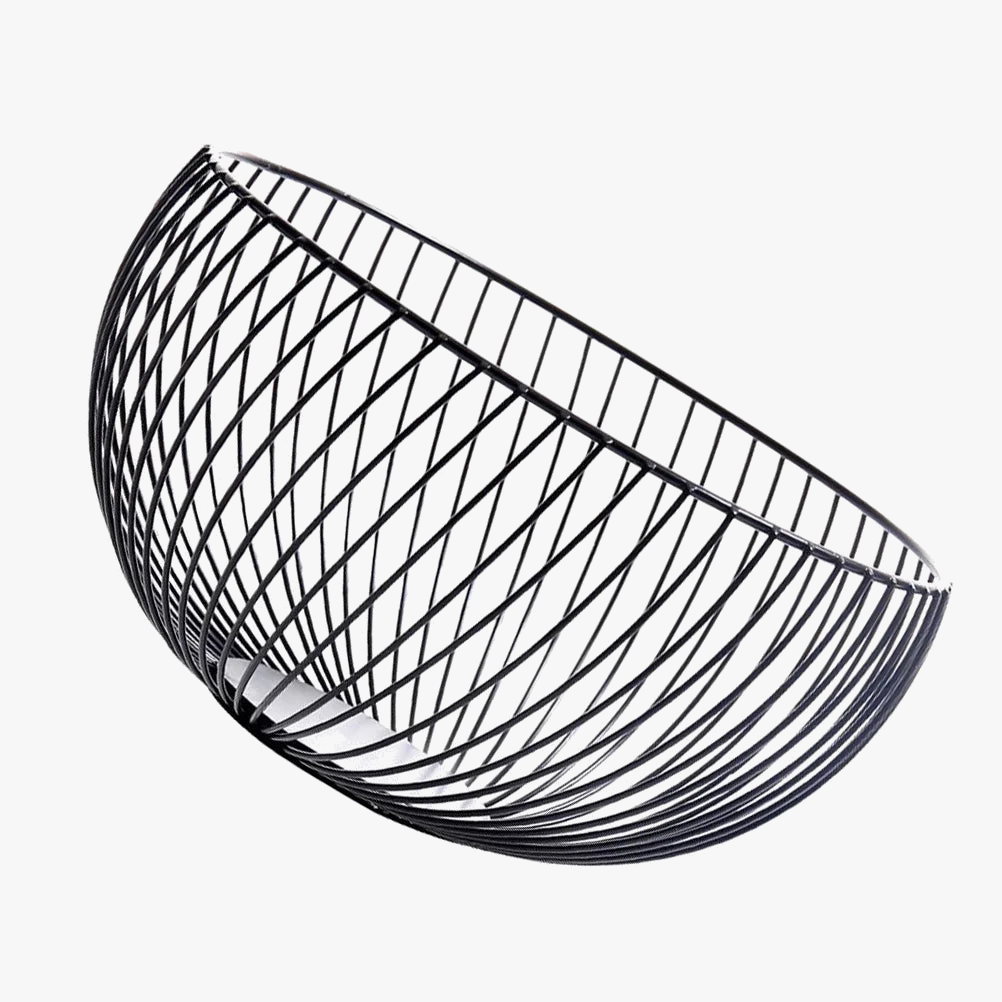 Iron wire storage basket for fruit and food