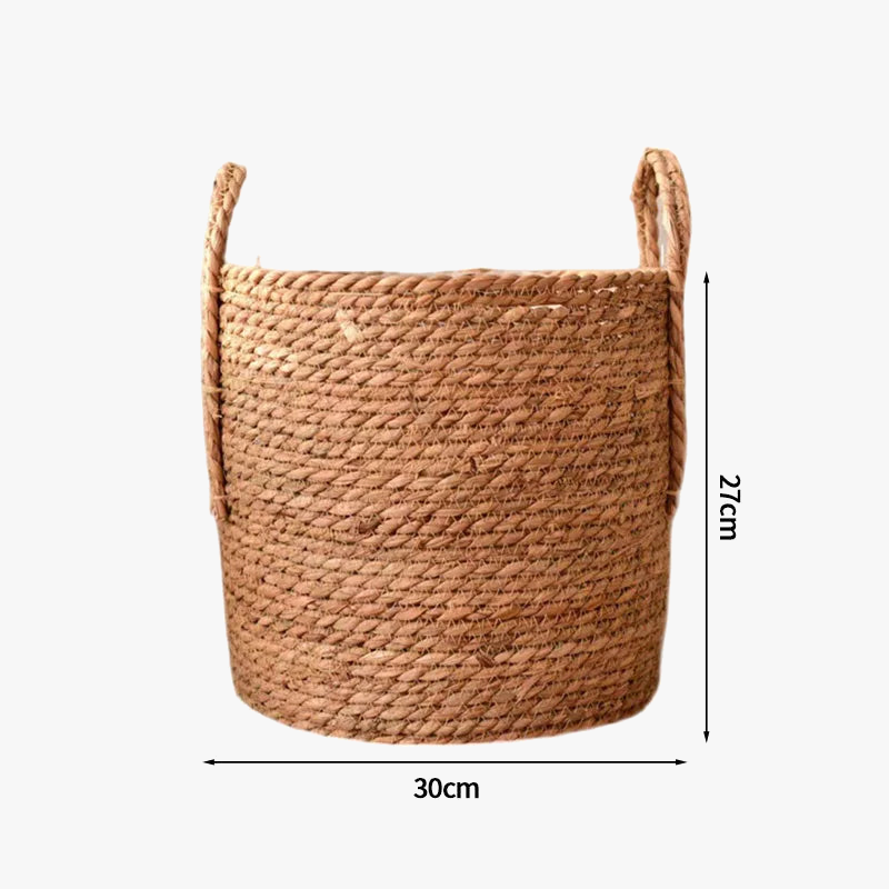 Wicker storage basket for various items and plants - view 7
