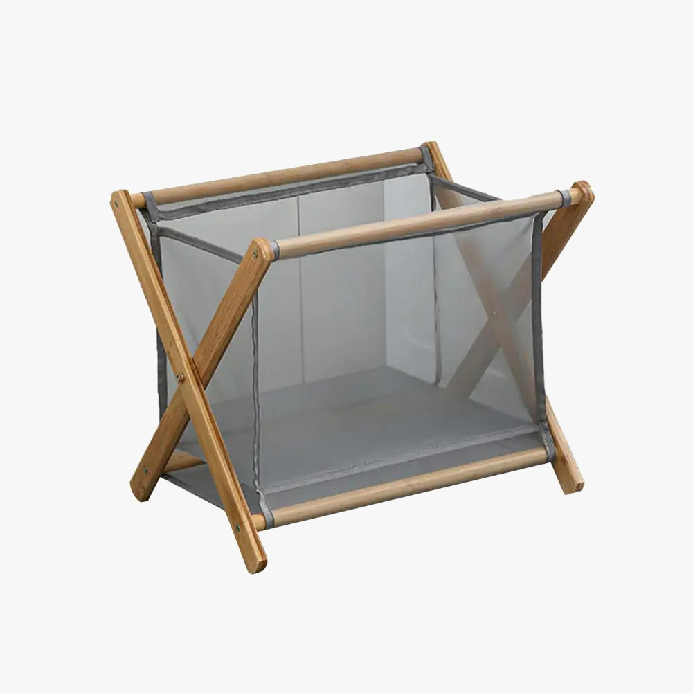 Large capacity foldable storage basket for linen and accessories - view 9
