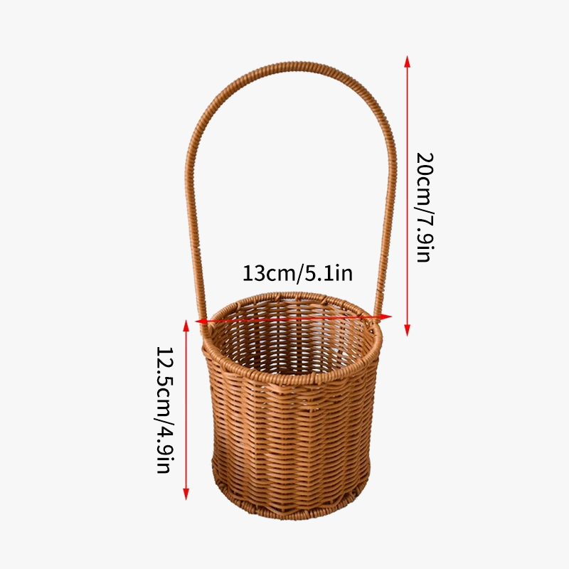 Hand woven storage basket for various uses - view 7