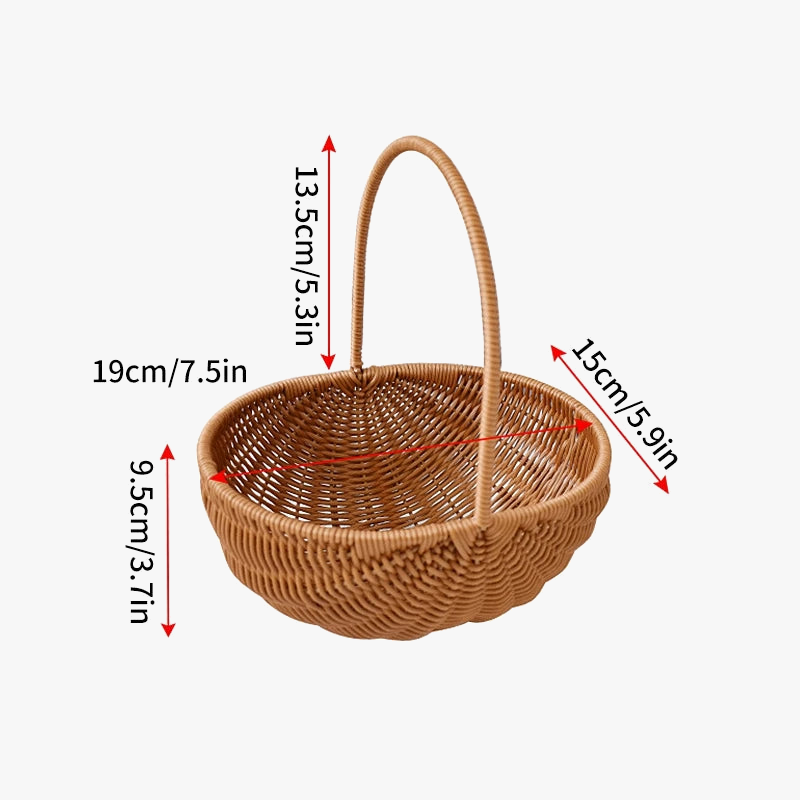 Hand woven storage basket for various uses - view 9