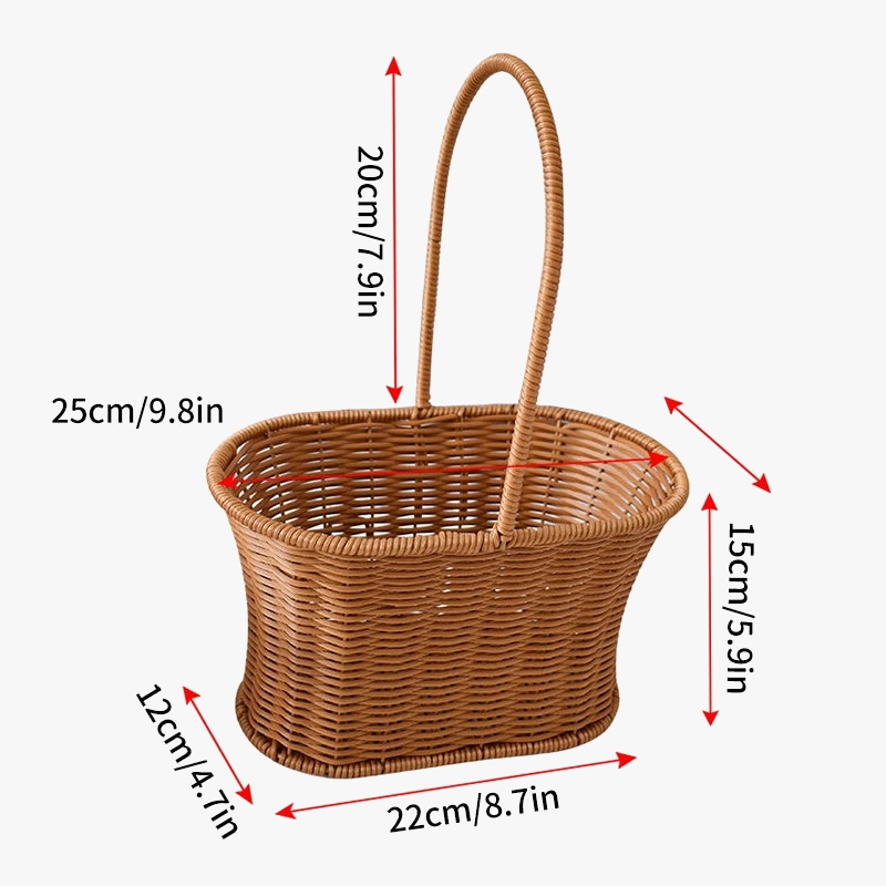 Hand woven storage basket for various uses - view 10