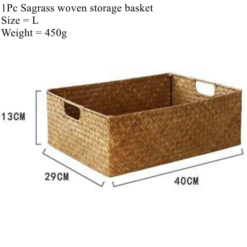Woven sea-ring basket for storage and decoration - view 8