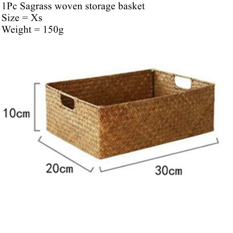 Woven sea-ring basket for storage and decoration - view 9