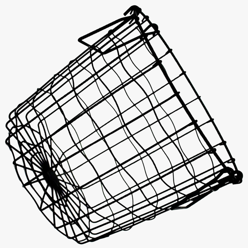 Woven iron mesh basket for modern storage - view 5