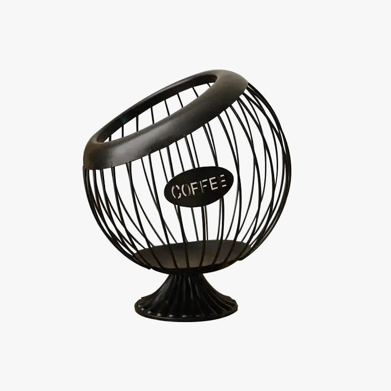 Elegant metal fruit basket for storage and decoration - view 6