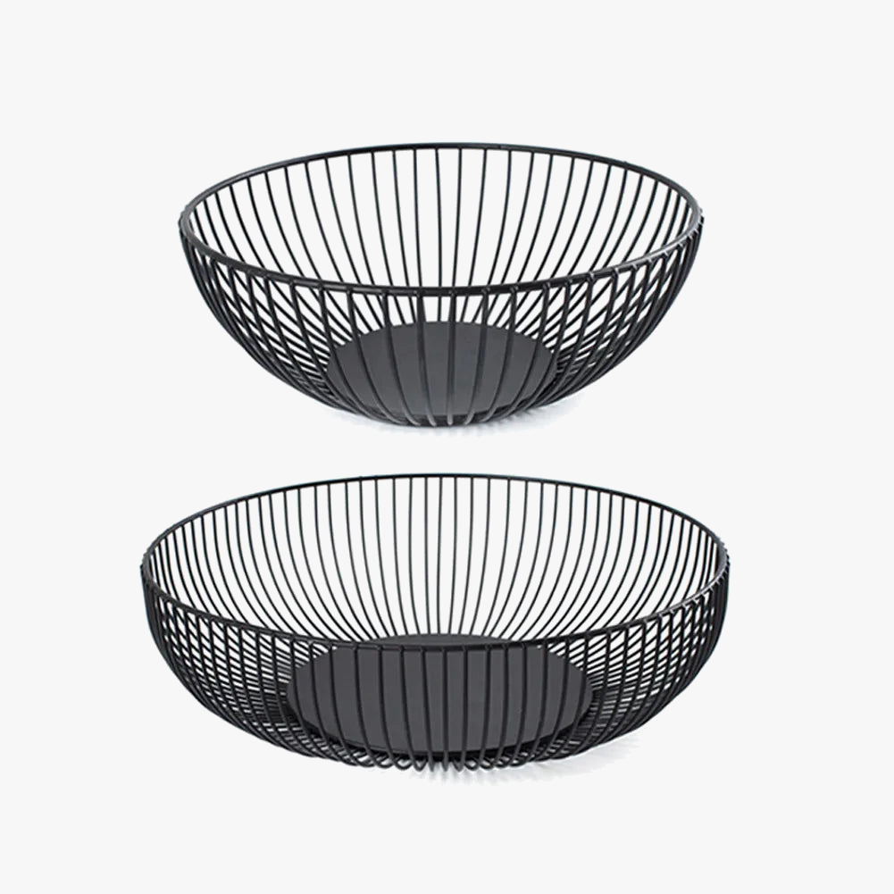 Nordic fruit basket made of iron for storage and decoration - view 4