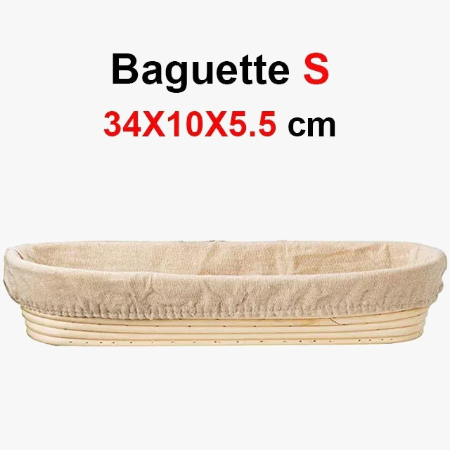 Natural handmade rattan bread basket for fermentation of yeast dough - view 6