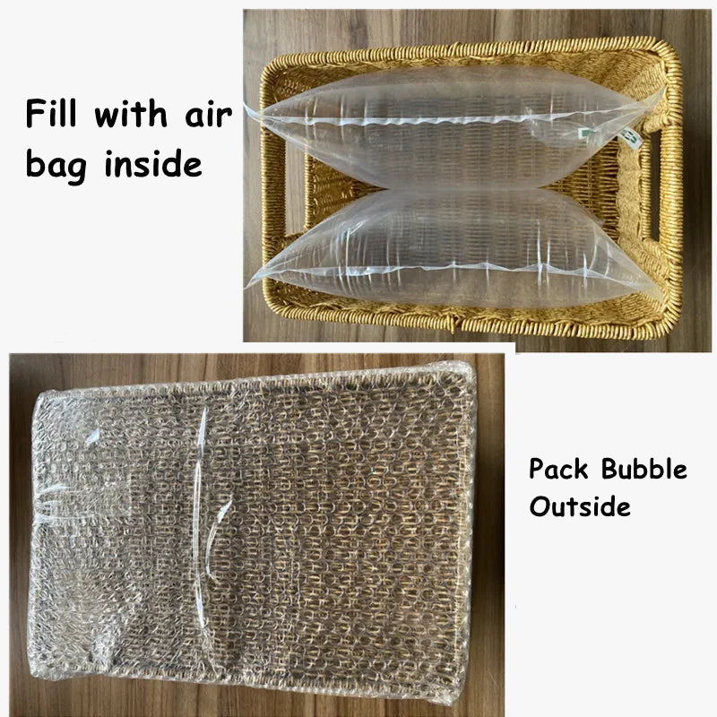 Rectangular rattan basket for various storage - view 3