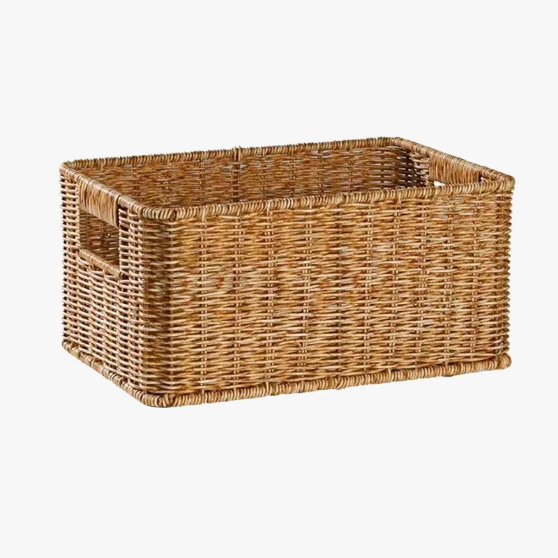 Rectangular rattan basket for various storage - view 7