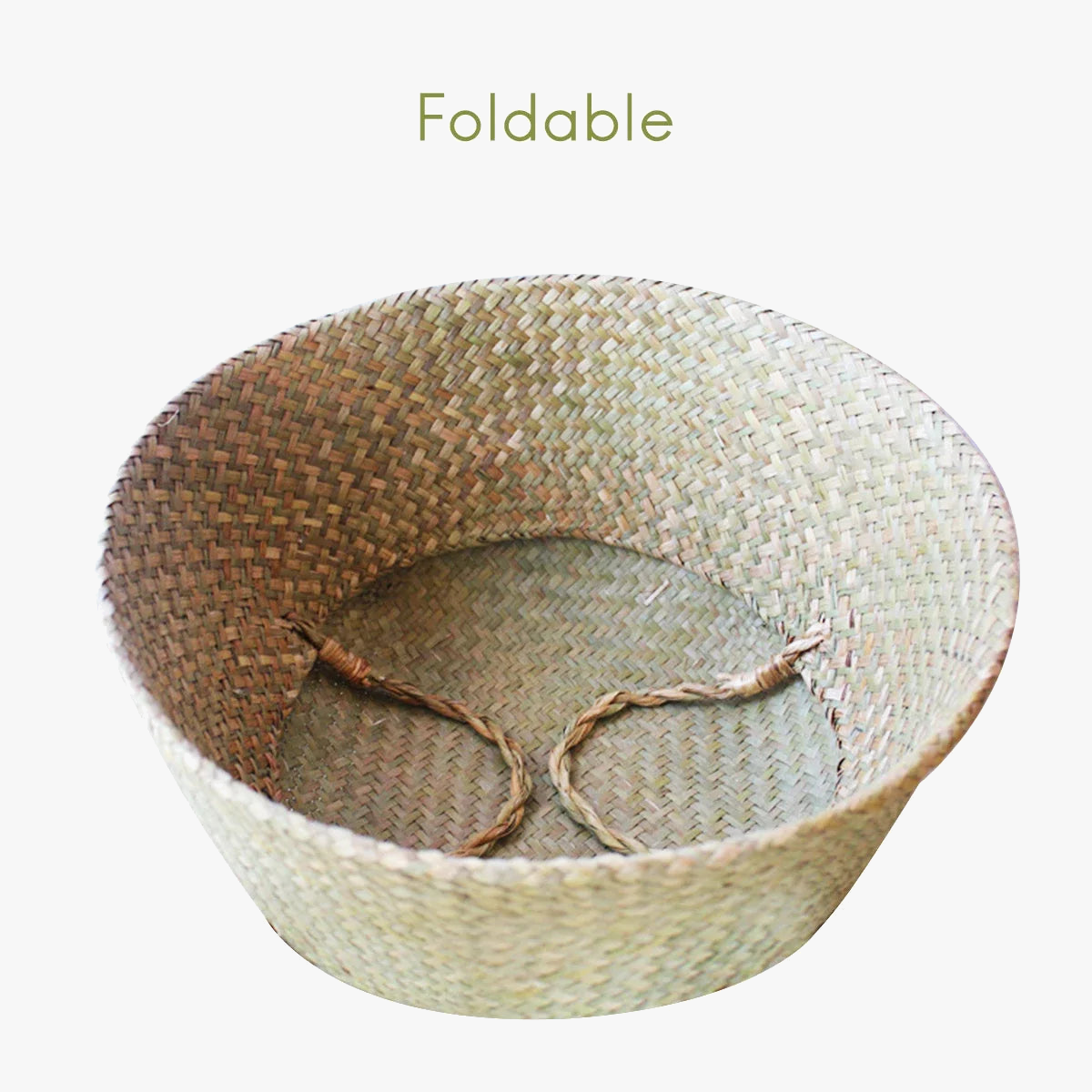 Wicker hanging basket for storage and decoration - view 5