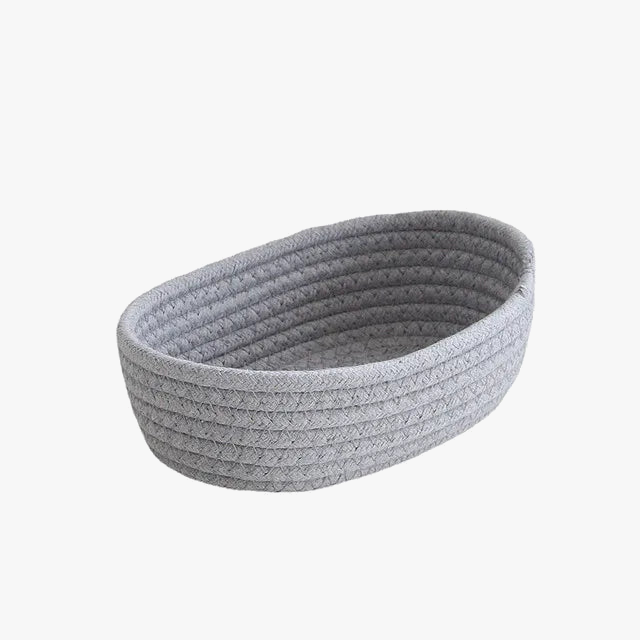 Nordic cotton rope storage baskets for organization - view 6