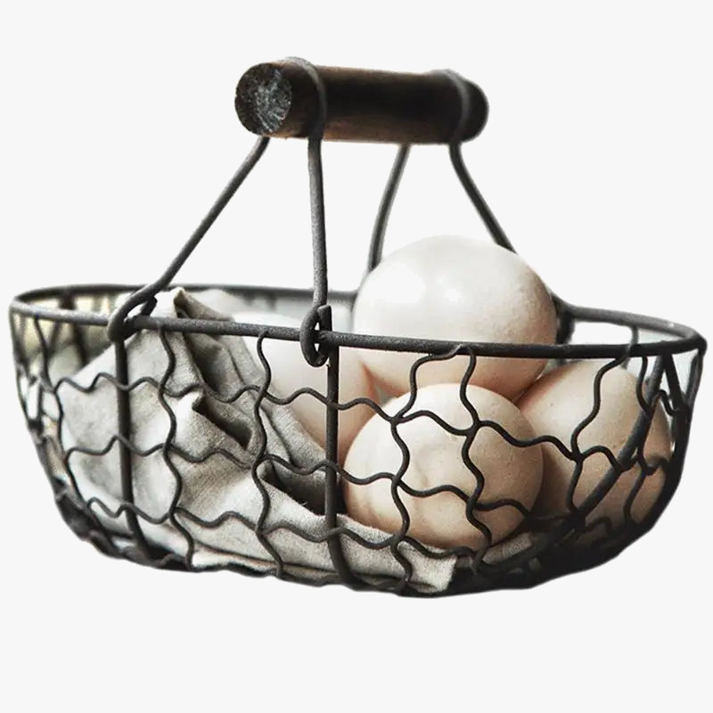 Woven storage baskets for vegetable fruits and snacks