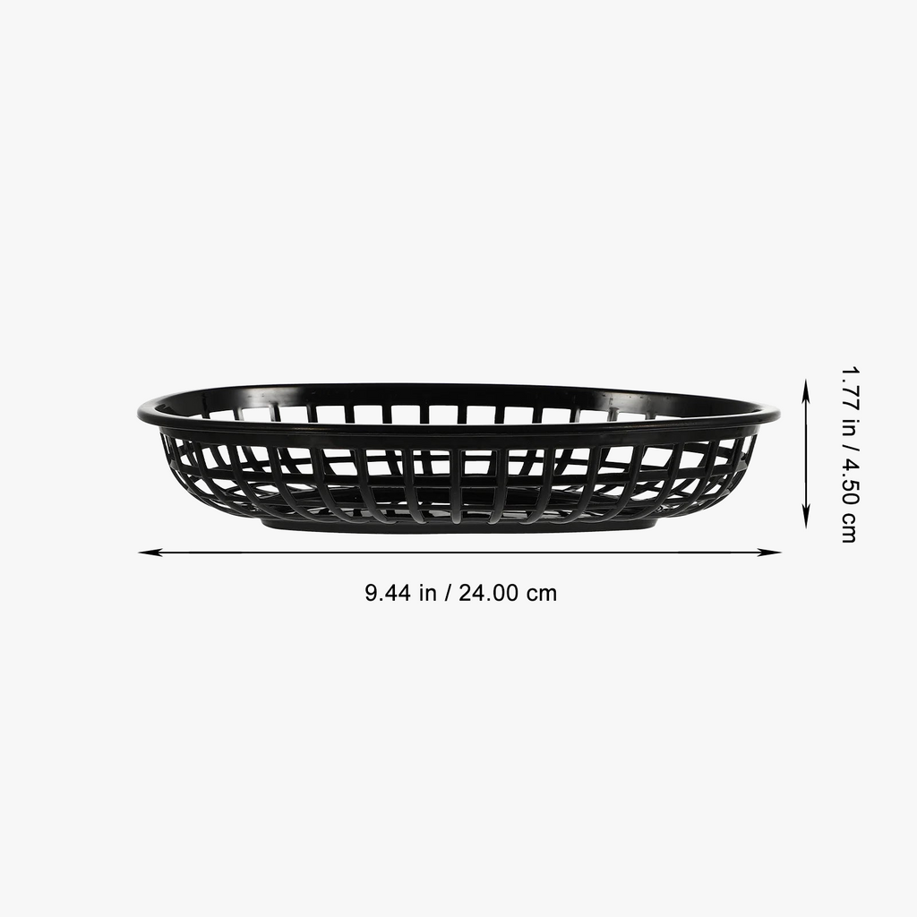 Plastic service baskets for fast reusable food - view 3