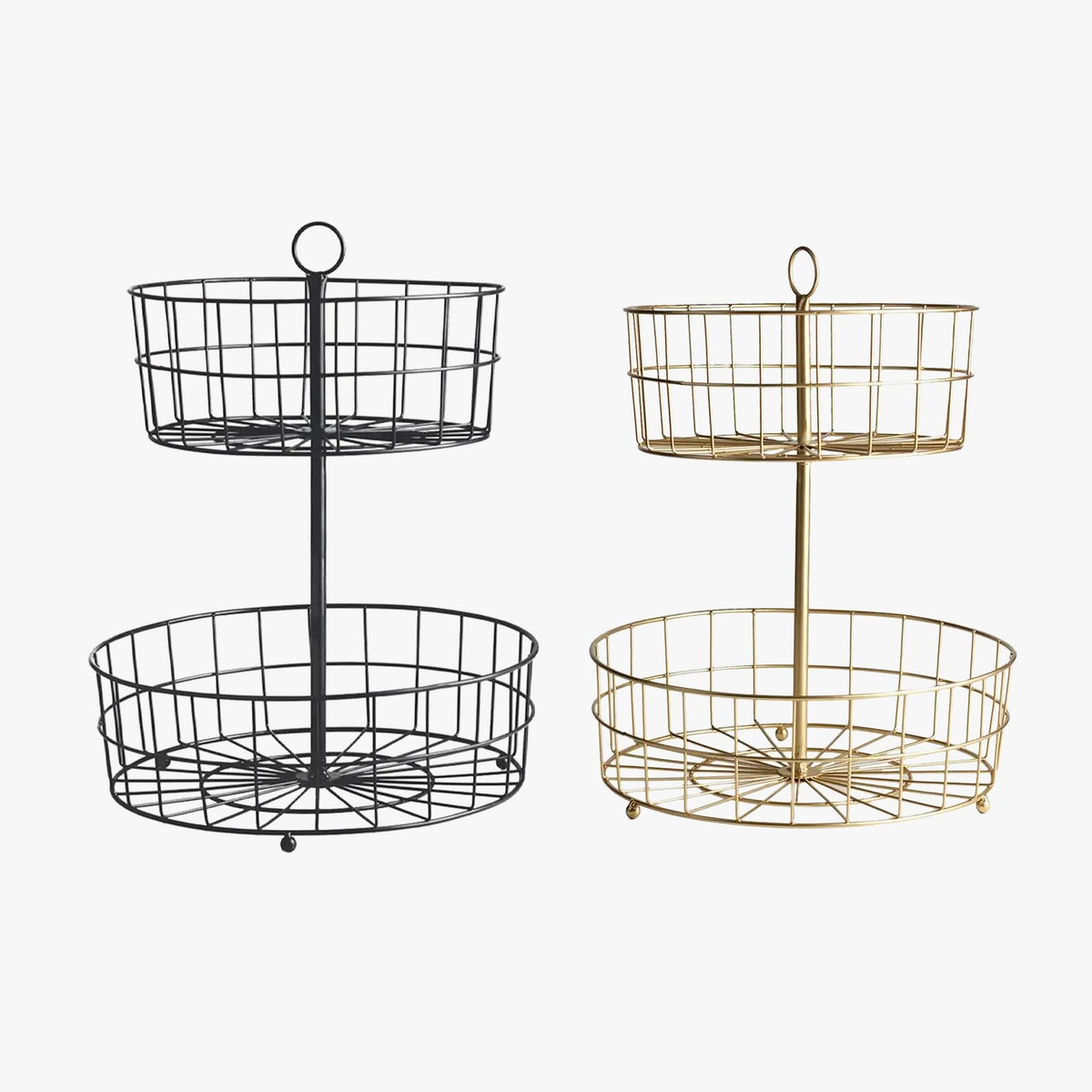 Fruit baskets and decorative bread bowl for kitchen and table