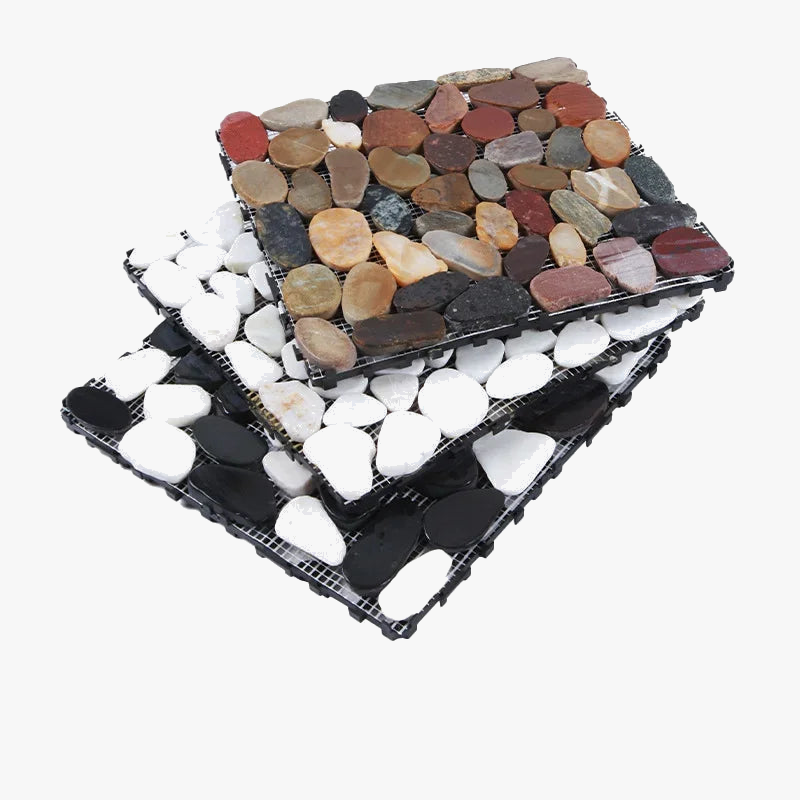 Stone-Look Interlocking Stone Pavers for Patios & Balconies - view 4