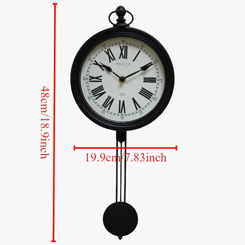 Digital wall pendulum elegant Nordic style silent decorative - view 6