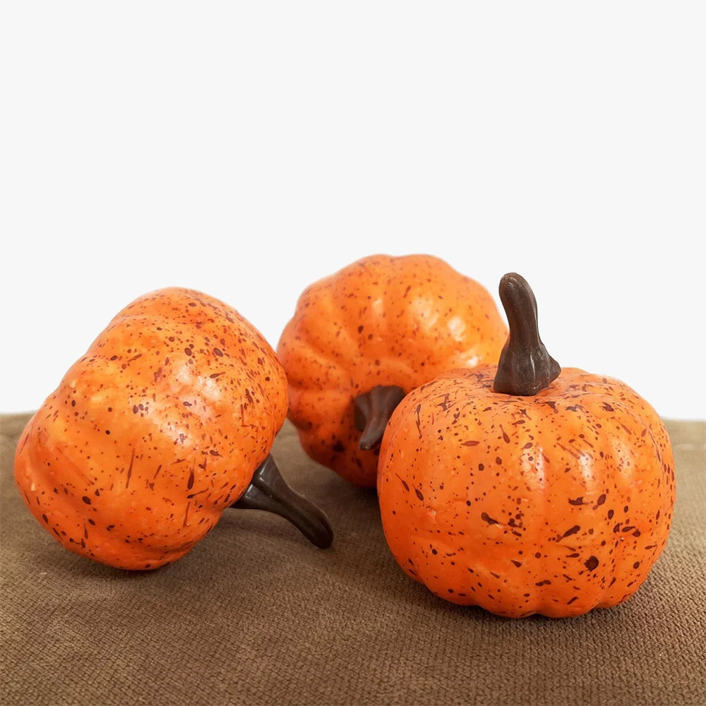 Small decorative pumpkin for halloween and handicraft parties - view 2