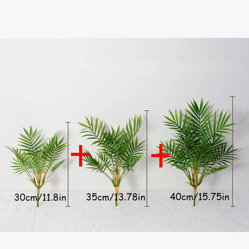 Small artificial palm plastic plants for interior and exterior decoration - view 6