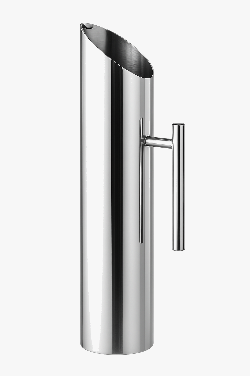 Stainless steel water pitcher beak and insulating handle