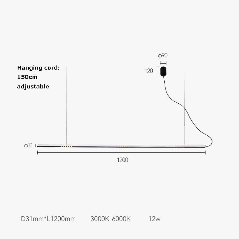 LED square ceiling with manual sensor trend 2024 modern lighting - view 6
