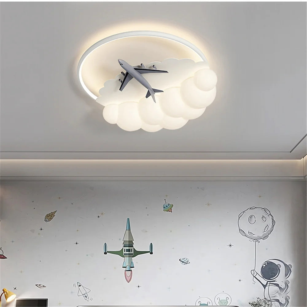 Creative led ceiling lamp in acrylic for children's decoration - view 3