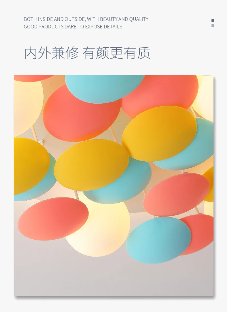 Led ceiling lamp romantic design for modern artistic decoration - view 4