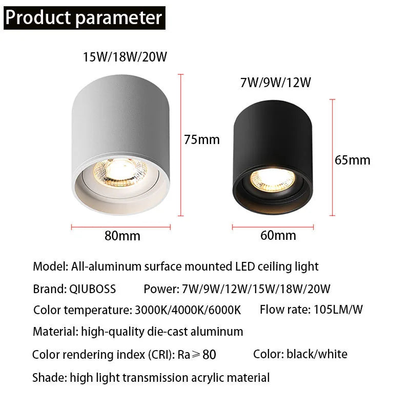LED dimmable ceiling lamp for modern interior lighting 6000k - view 4