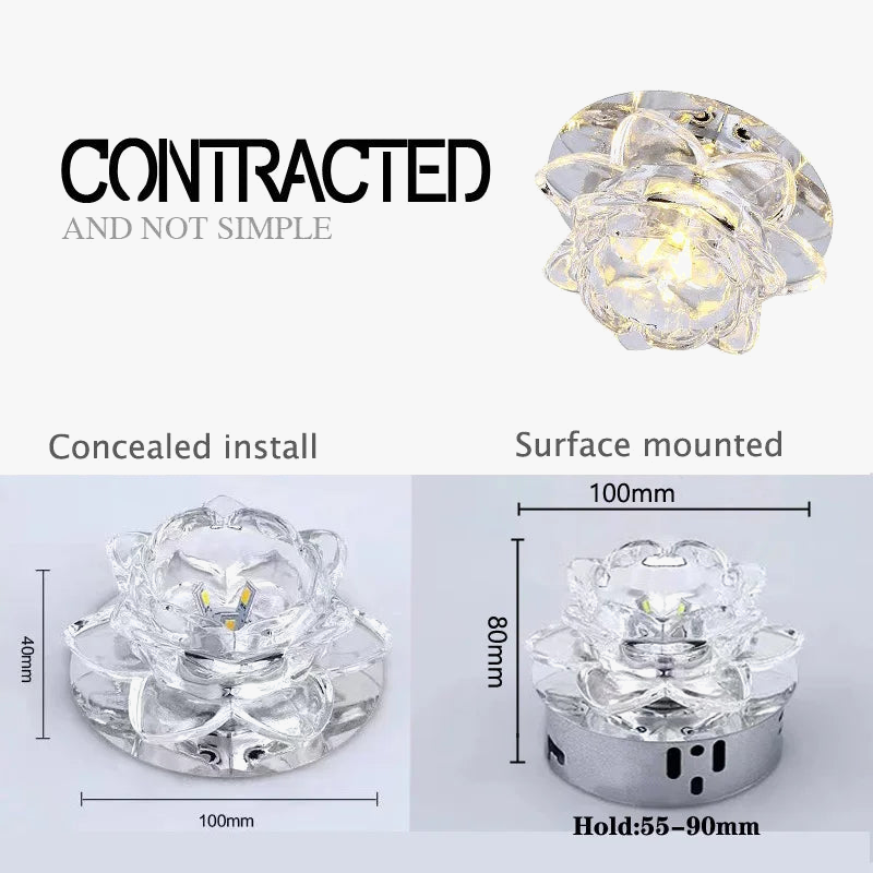 Crystal led ceiling lamp for modern interior decoration - view 6