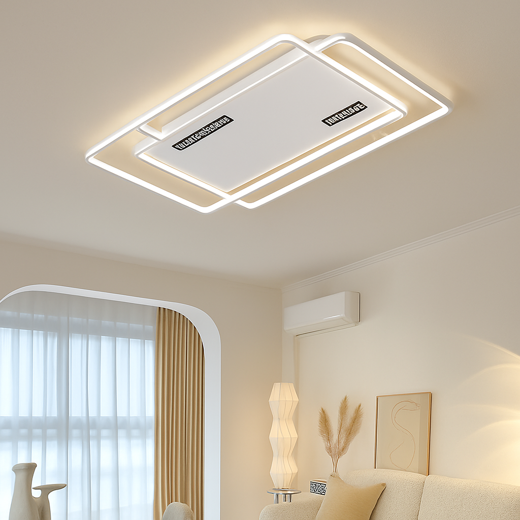 LED ceiling lamp modern creative design for minimalist interior - view 3