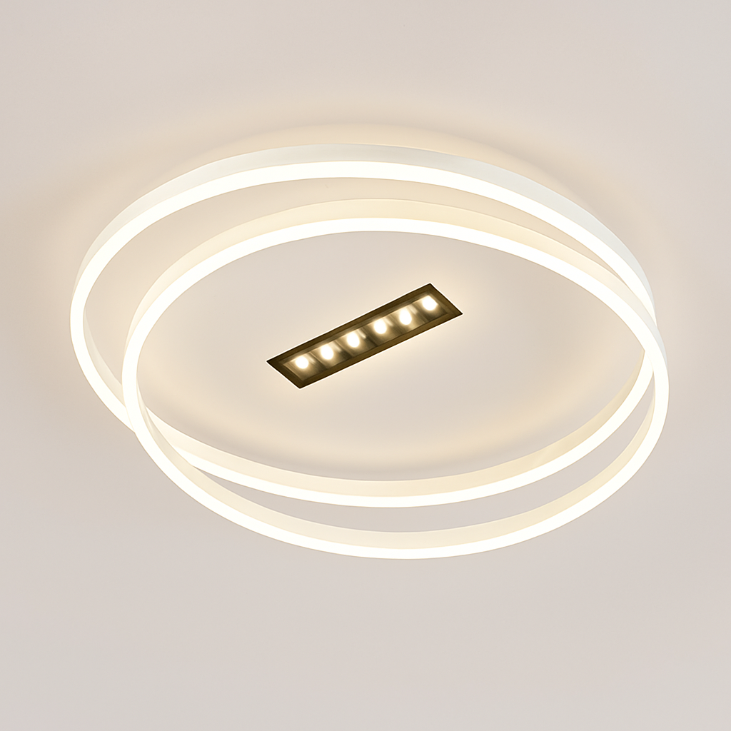 LED ceiling lamp modern creative design for minimalist interior - view 4