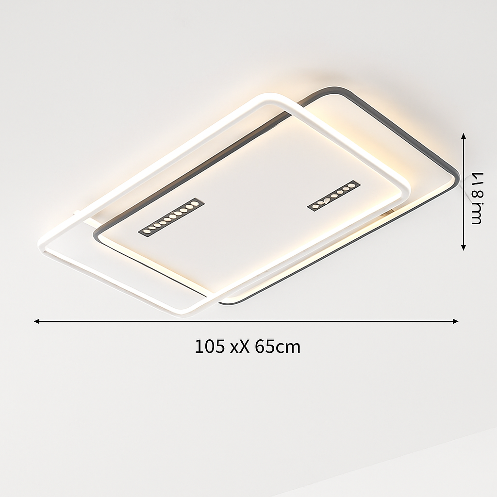 LED ceiling lamp modern creative design for minimalist interior - view 9