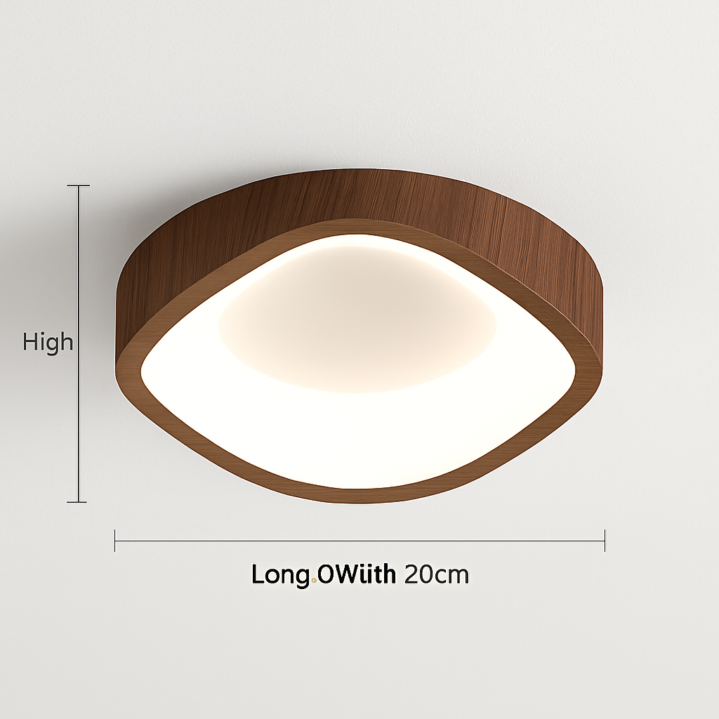 Nordic led ceiling for elegant interior decoration - Noyer D / Warm White