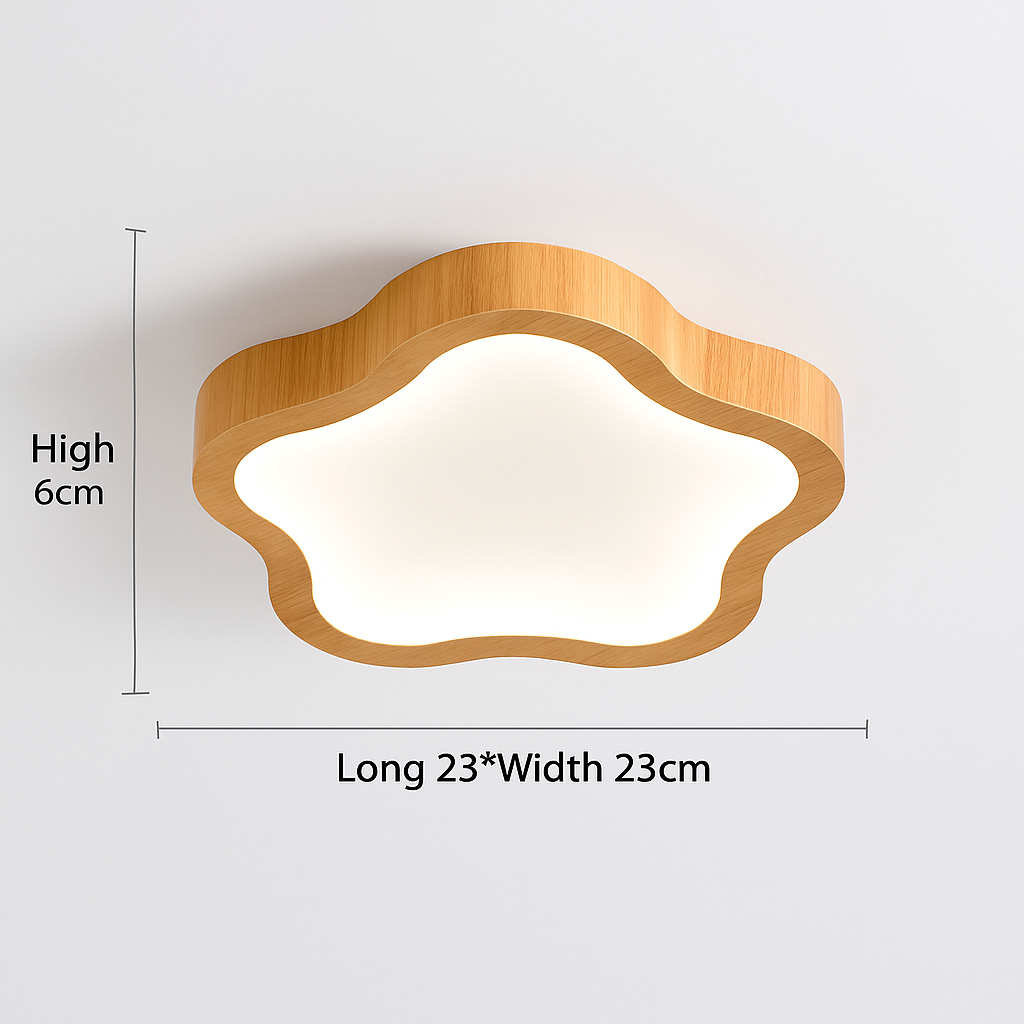 Nordic led ceiling for elegant interior decoration - Wood C / Warm White