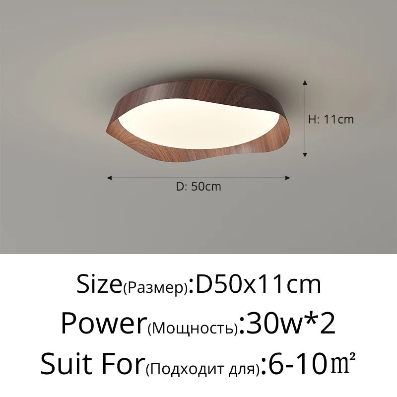 Wabi-sabi retro style LED ceiling top creative - view 9