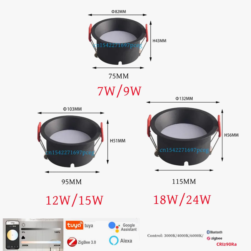 LED zigbee 30 intelligent interior lighting with variable intensity - view 4