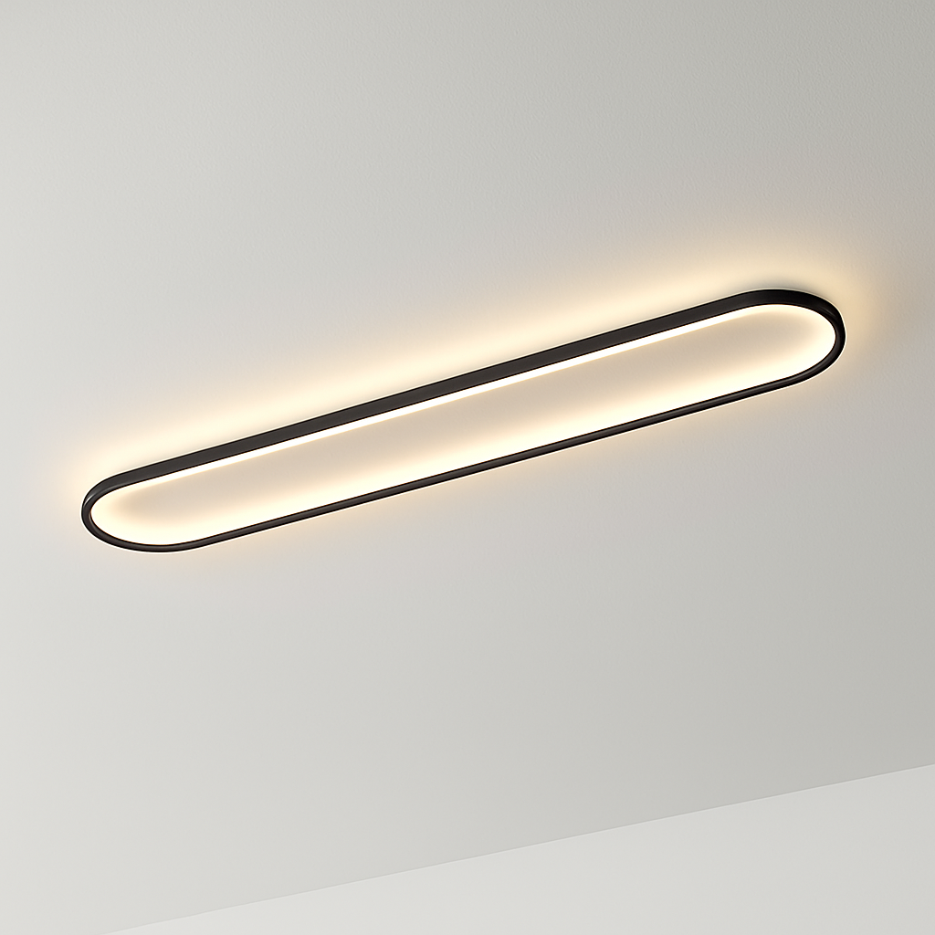 Ultra fine minimalist ceiling for indoor and outdoor - Black-80cm / 3 Colors No Remote
